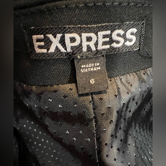 Express | Women’s black blazer long sleeve 6 - Picture 8 of 8
